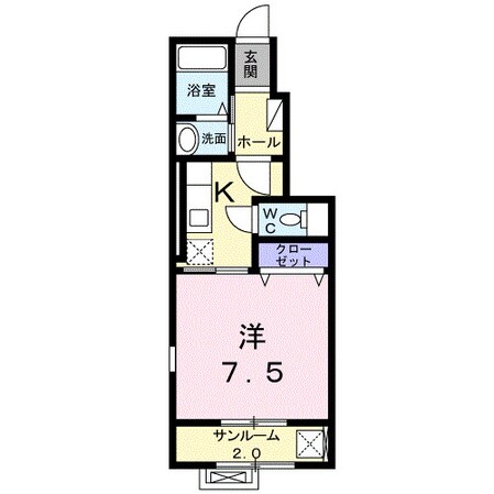 ヴィ・エスポワールの物件間取画像